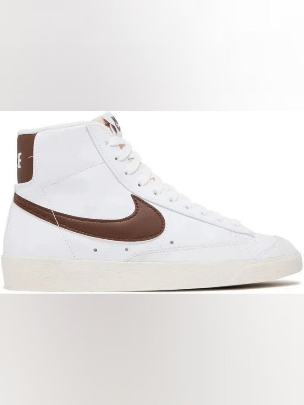 Nike Womens Blazer Mid 77 Brown And White
